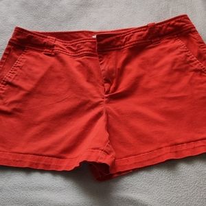 NEW YORK & COMPANY RED LADY SHORTS